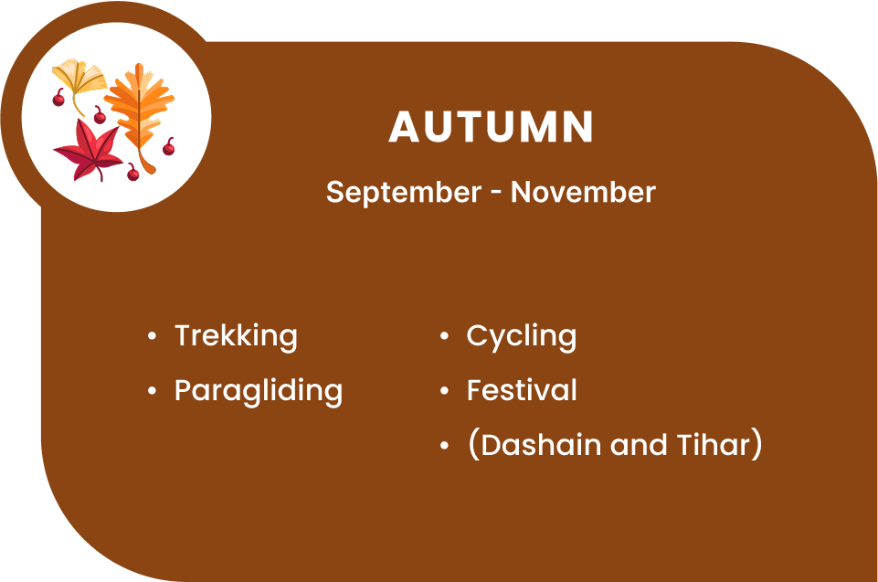 visit pokhara in autumn season